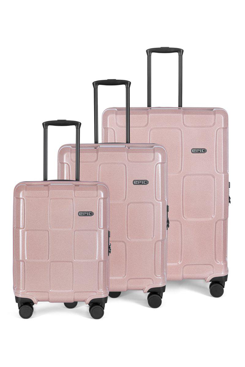 Epic Crate Reflex Evo Resväska 3-set - Rosa - Travels And Bags