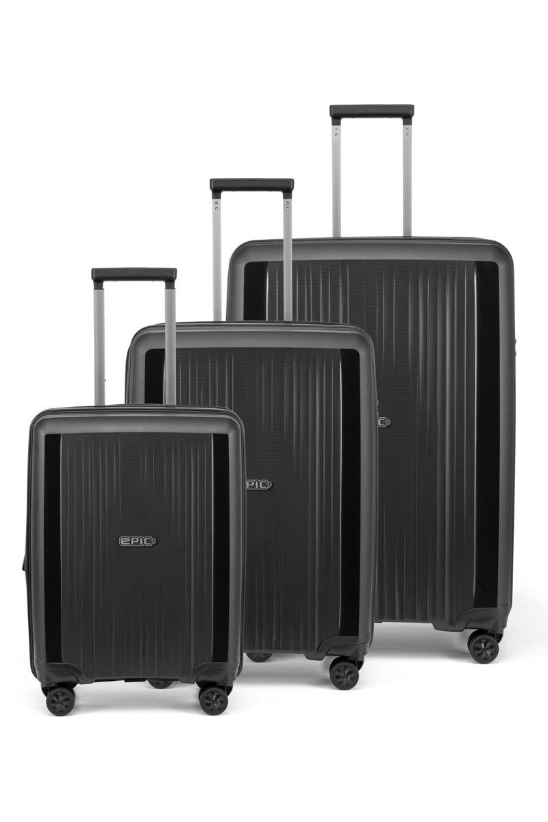 Epic Halo Resväska 3-set - Svart - Travels And Bags