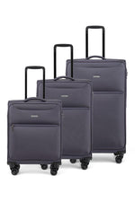 Epic Jupiter 4X Resväska 3-set - Grå - Travels And Bags