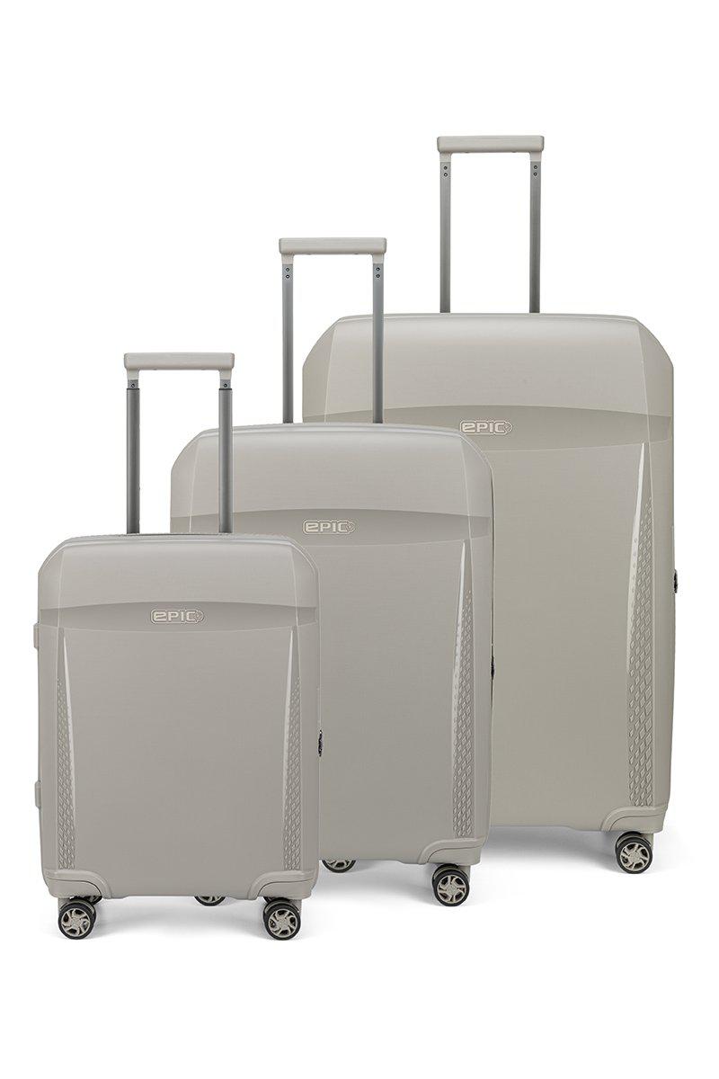 Epic Zeleste Re:process Resväska 3-Set - Taupe - Travels And Bags