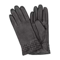 HK Damhandske Lammnappa Flätat - Svart