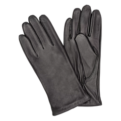 HK Damhandske Lammnappa Med Ullblandad Foder - Svart