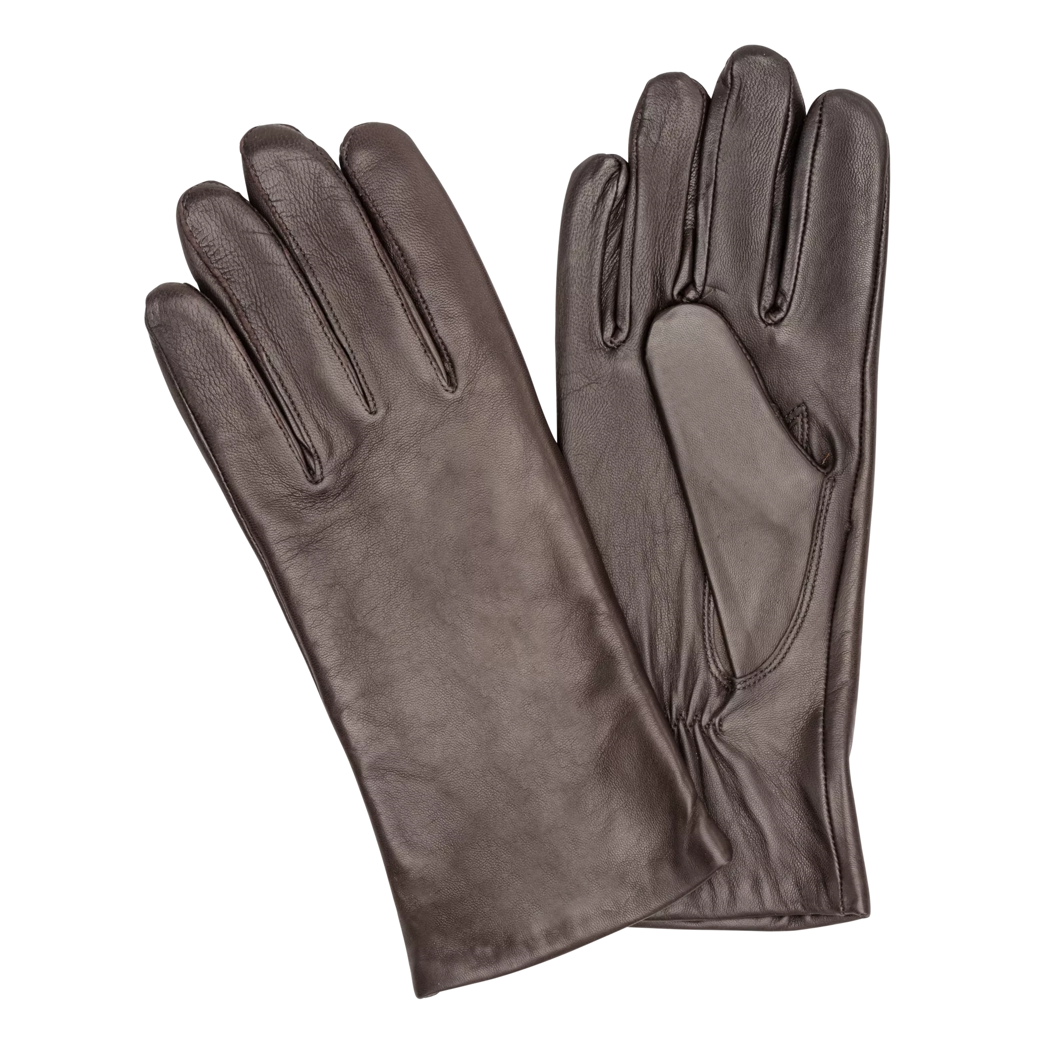 HK Damhandske Lammnappa Med Ullblandad Foder - Brun