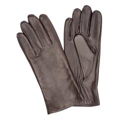 HK Damhandske Lammnappa Med Ullblandad Foder - Brun