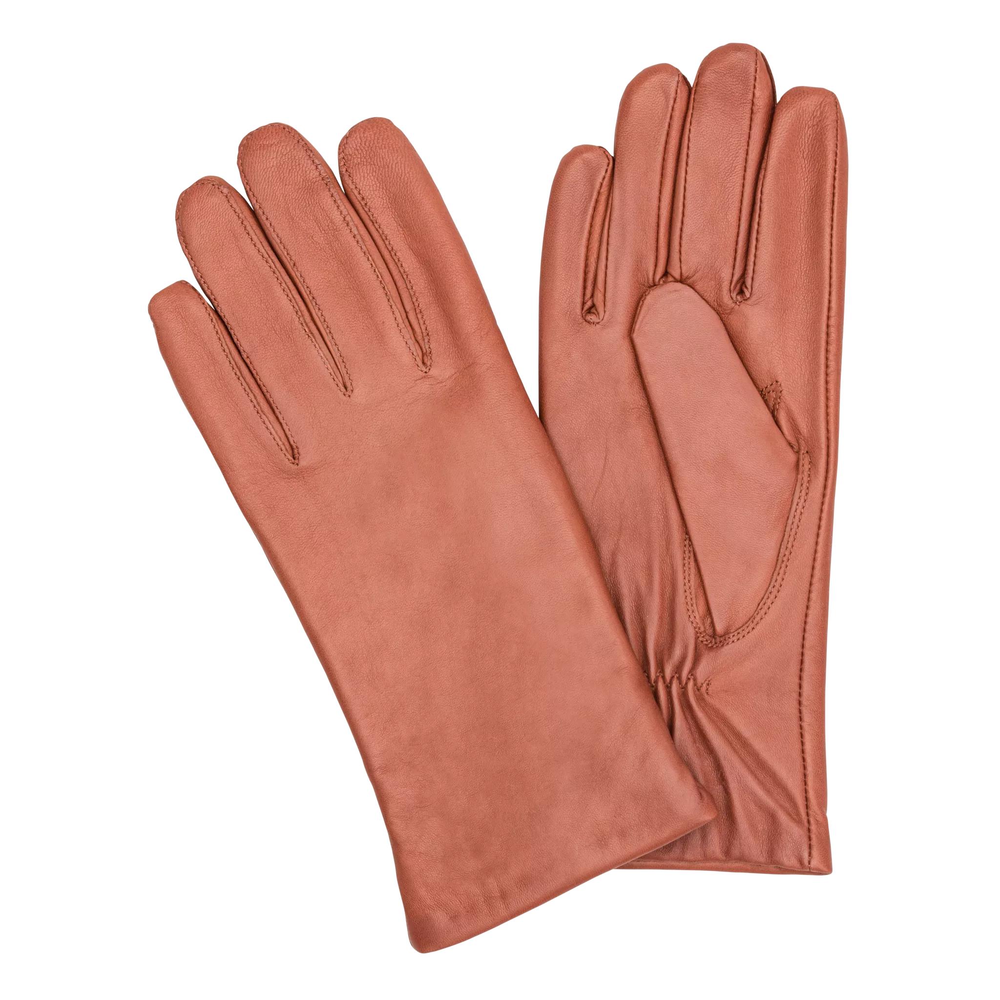 HK Damhandske Lammnappa Med Ullblandad Foder - Cognac