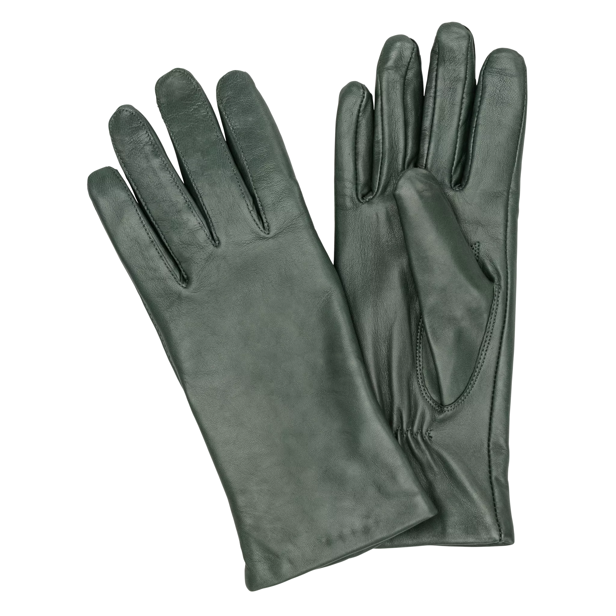 HK Damhandske Lammnappa Med Ullblandad Foder - Olivgrön