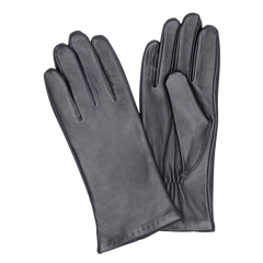 HK Damhandske Lammnappa Med Ullblandad Foder - Marinblå