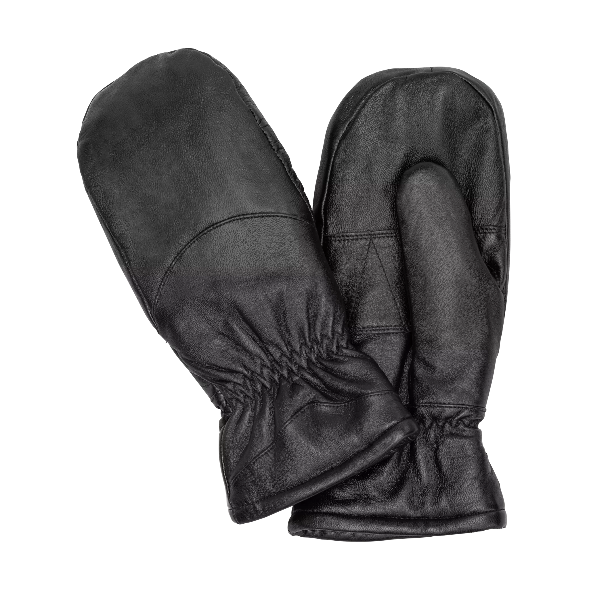 HK Varmfodrade Fårnappa Tumhandskar Dam - Svart