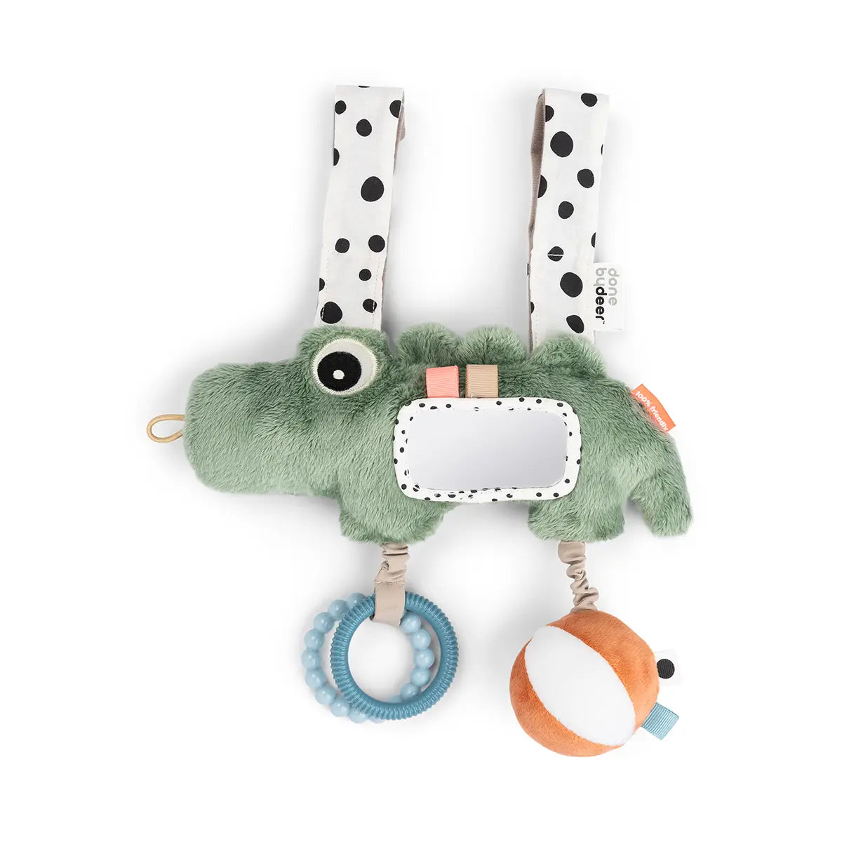 Done by Deer Hanging activity toy Croco - Grön
