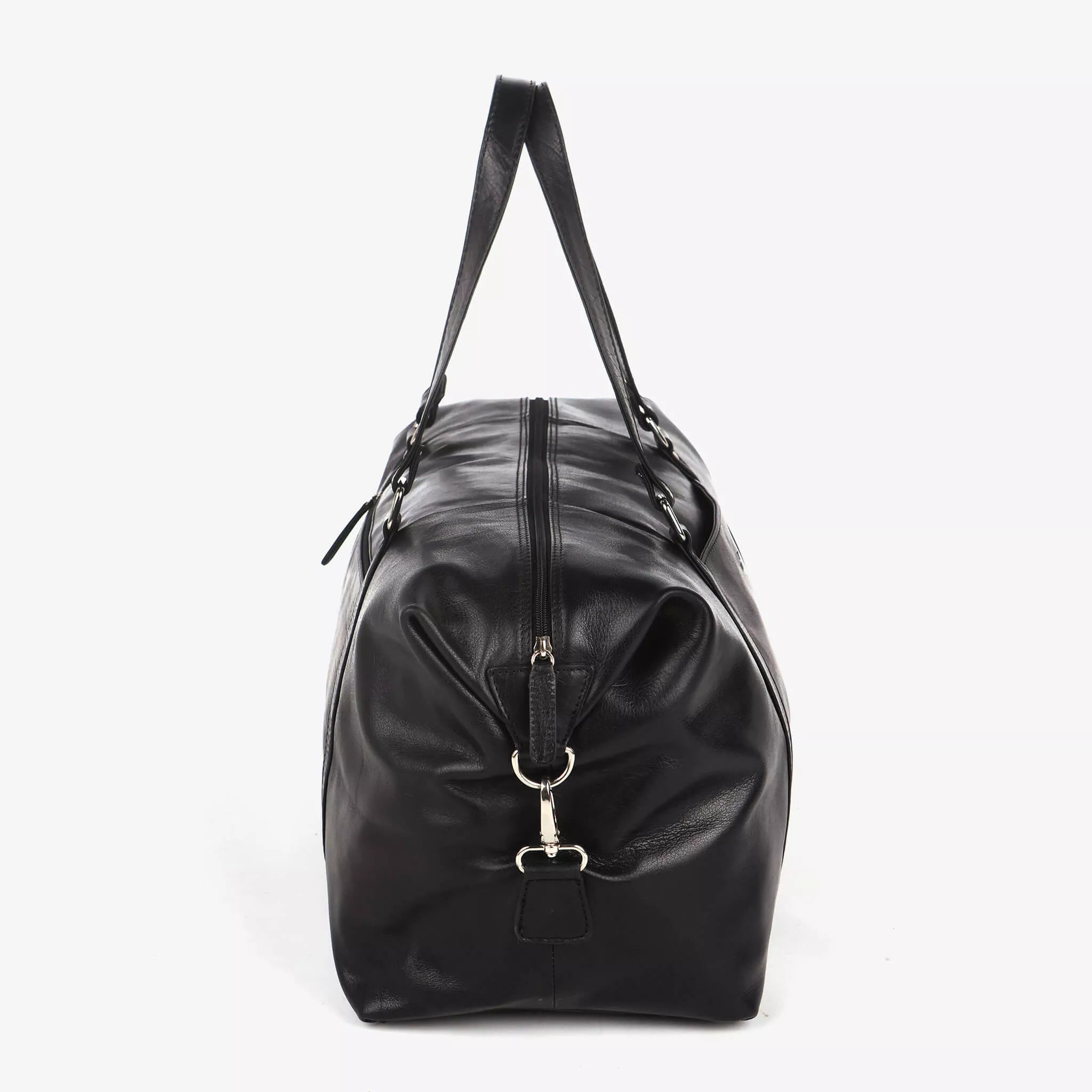 The Monte Weekendbag Large i Skinn - Svart