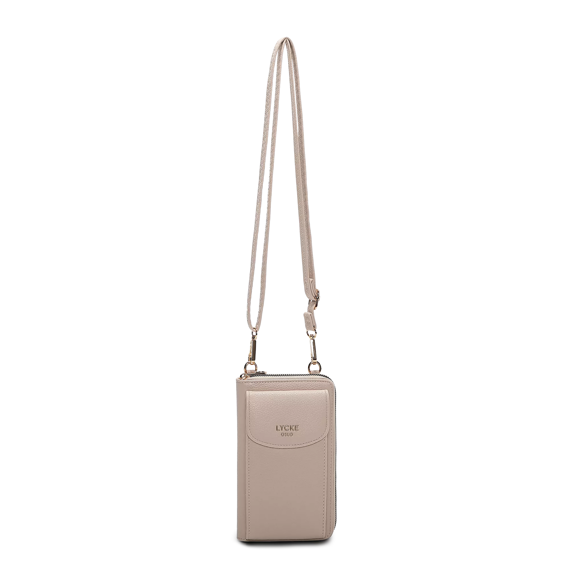 Lycke Egersund Mobilväska 18,5cm - Beige Lycke Oslo