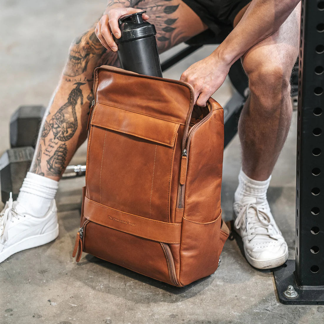 The Chesterfield Brand Rich Ryggsäck - Cognac - Travels And Bags