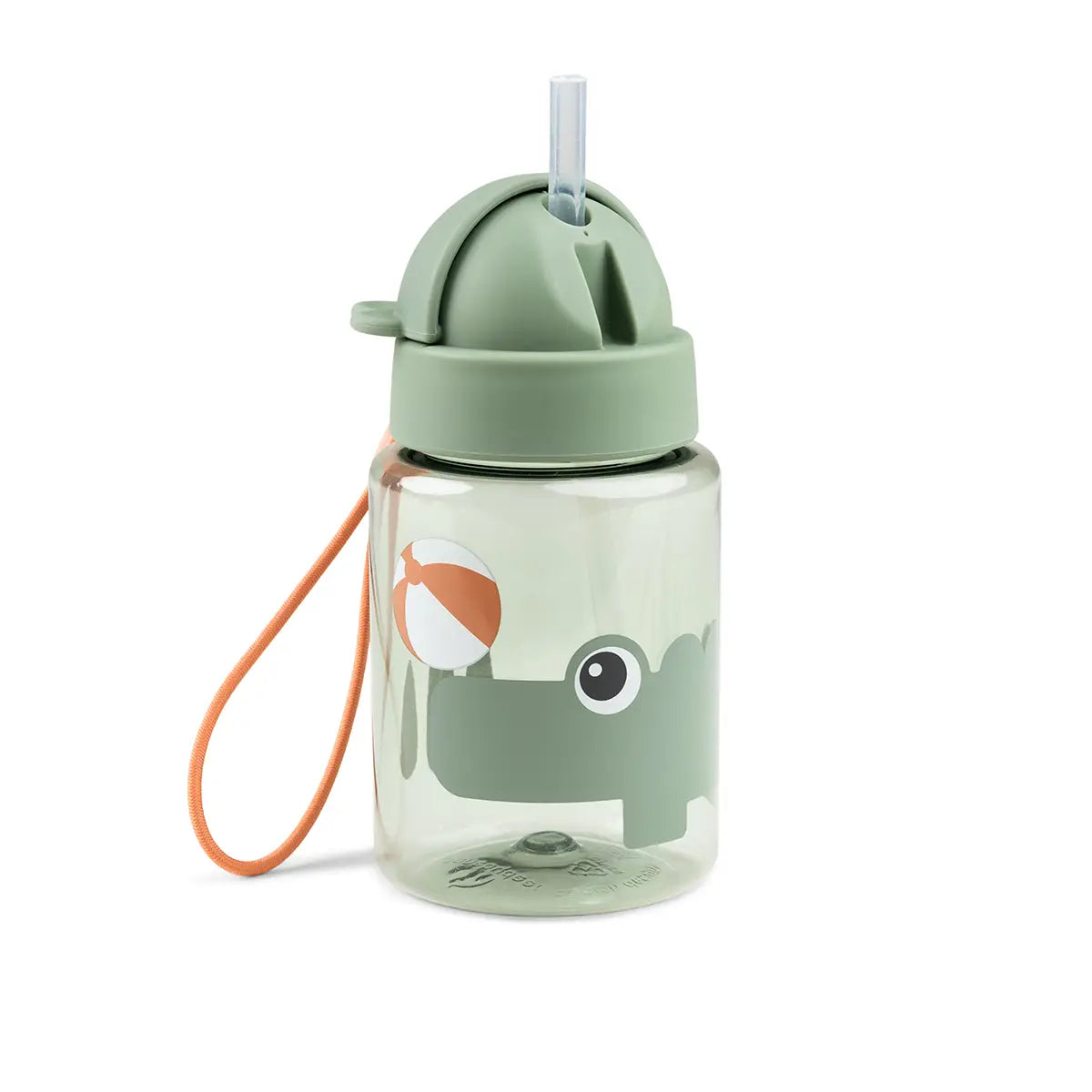 Done by Deer Straw bottle  Playground Grön - 280 ml
