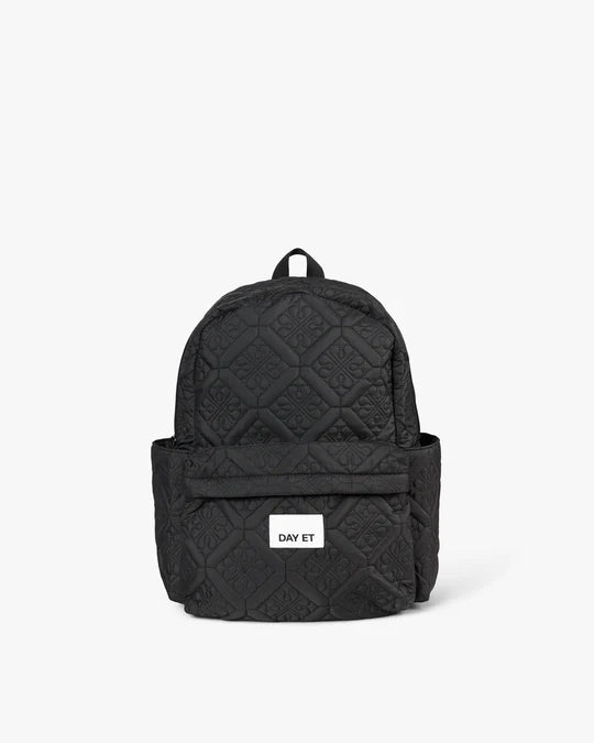 DAY ET Floral Quilt L Ryggsäck - Svart - Travels And Bags