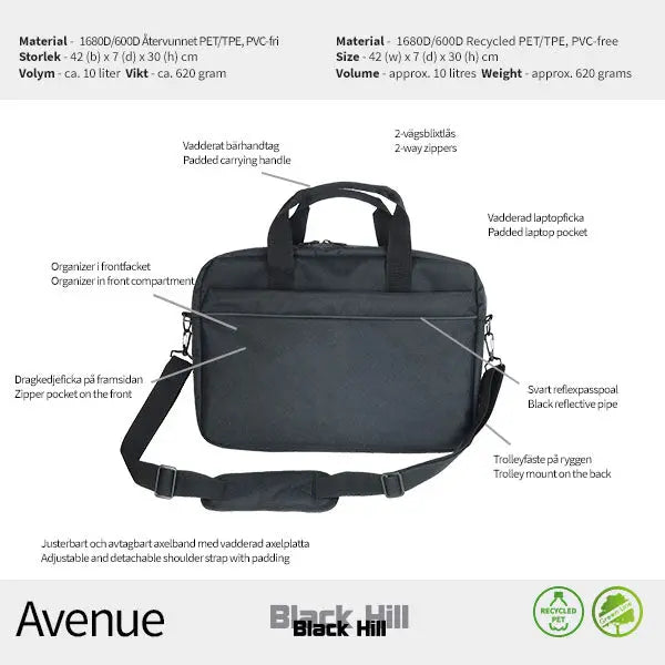 Blackhill Avenue Datorväska - Travels And Bags