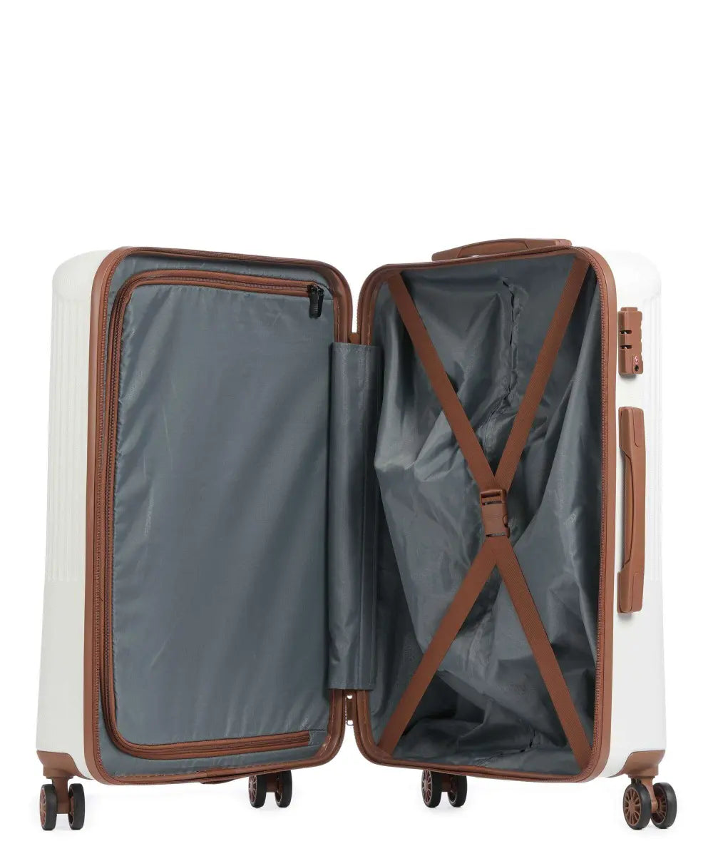 Travelite Bali Mellanstor Resväska 66 cm - Vit - Travels And Bags
