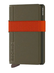 Secrid Bandwallet Kortplånbok - Olivgrön/Orange