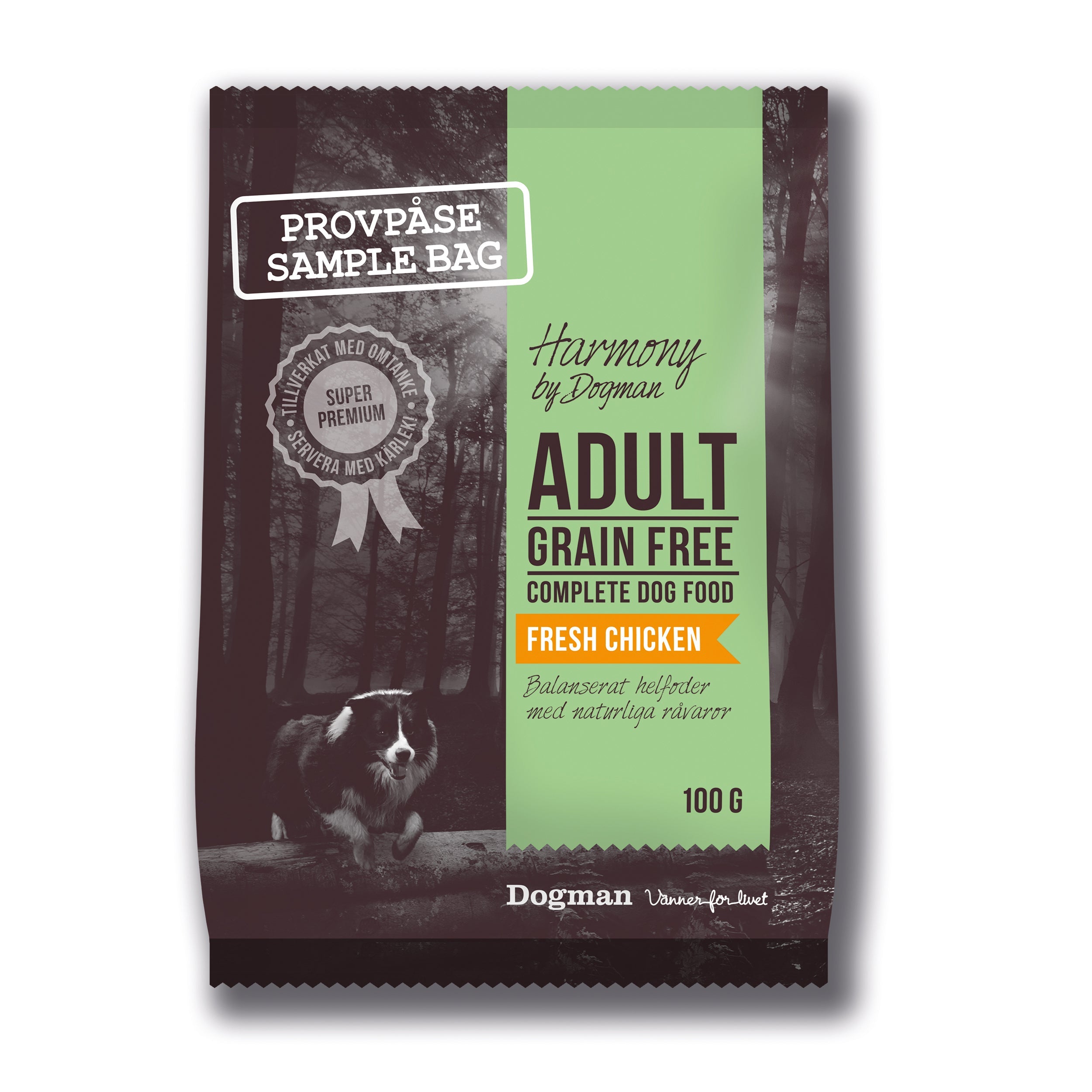 Harmony Adult Hundfoder 100g