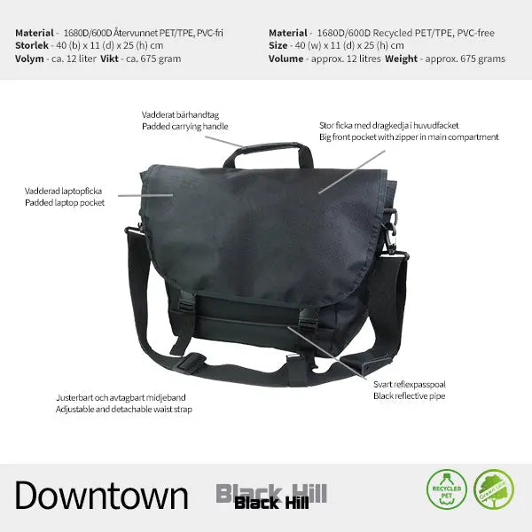 Blackhill Downtown Datorväska - Travels And Bags