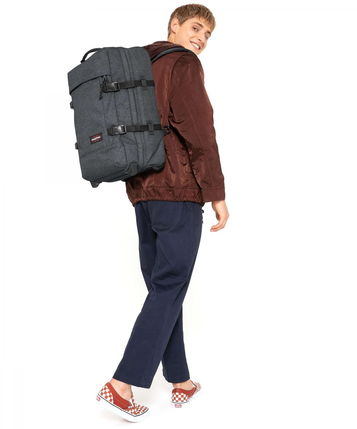 Eastpak Strapverz Kabinväska/Ryggsäck - Mörkgrå - Travels And Bags