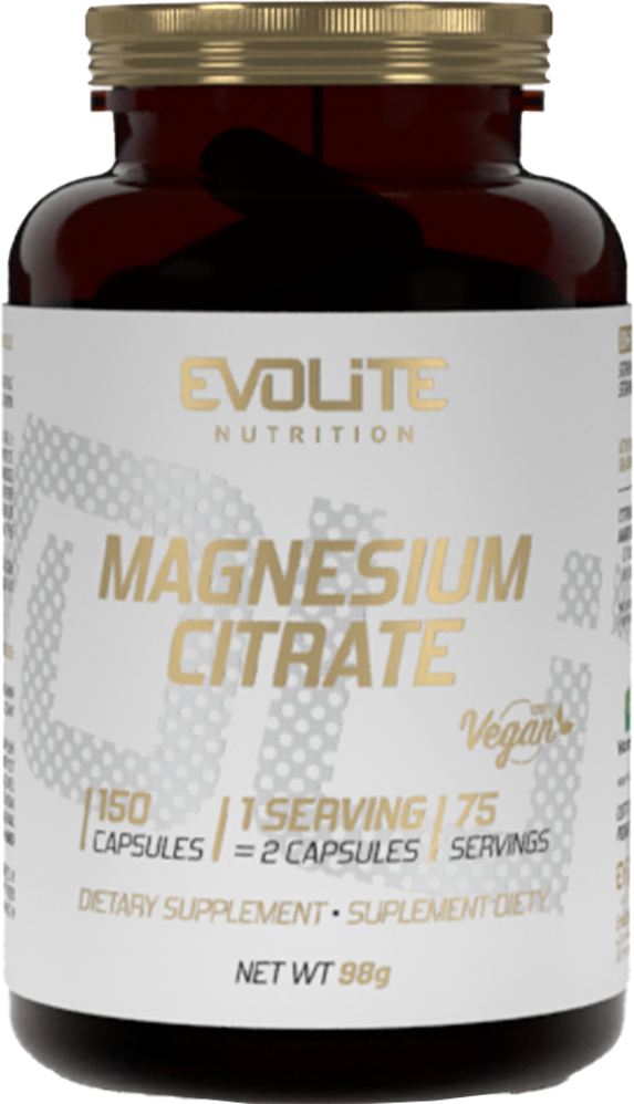 Evolite Magnesium Citrate 550 mg - 150 Kapslar