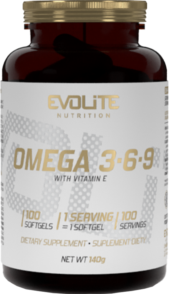 Evolite Omega 3-6-9 - 100 Mjuka Kapslar