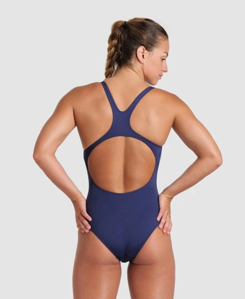 Arena Dambaddräkt Swim Pro Solid Marin-Vit