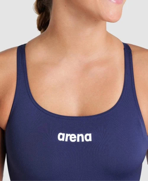 Arena Dambaddräkt Swim Pro Solid Marin-Vit