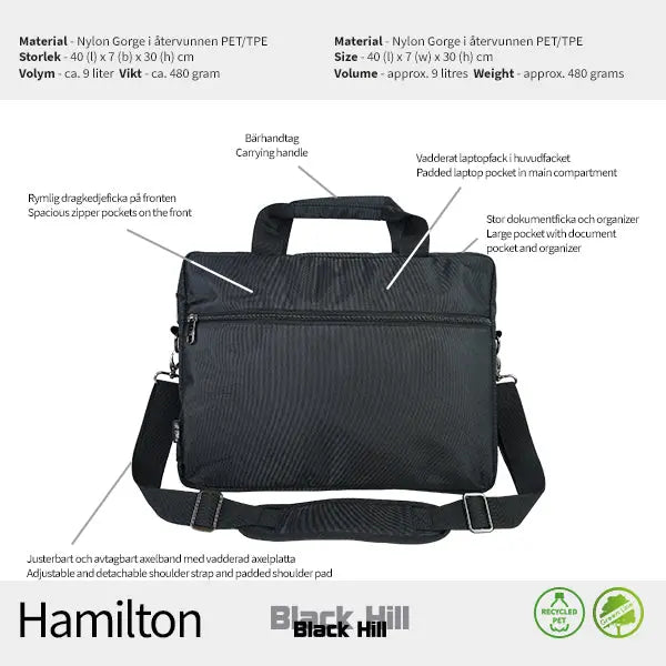 Blackhill Hamilton Datorväska - Travels And Bags