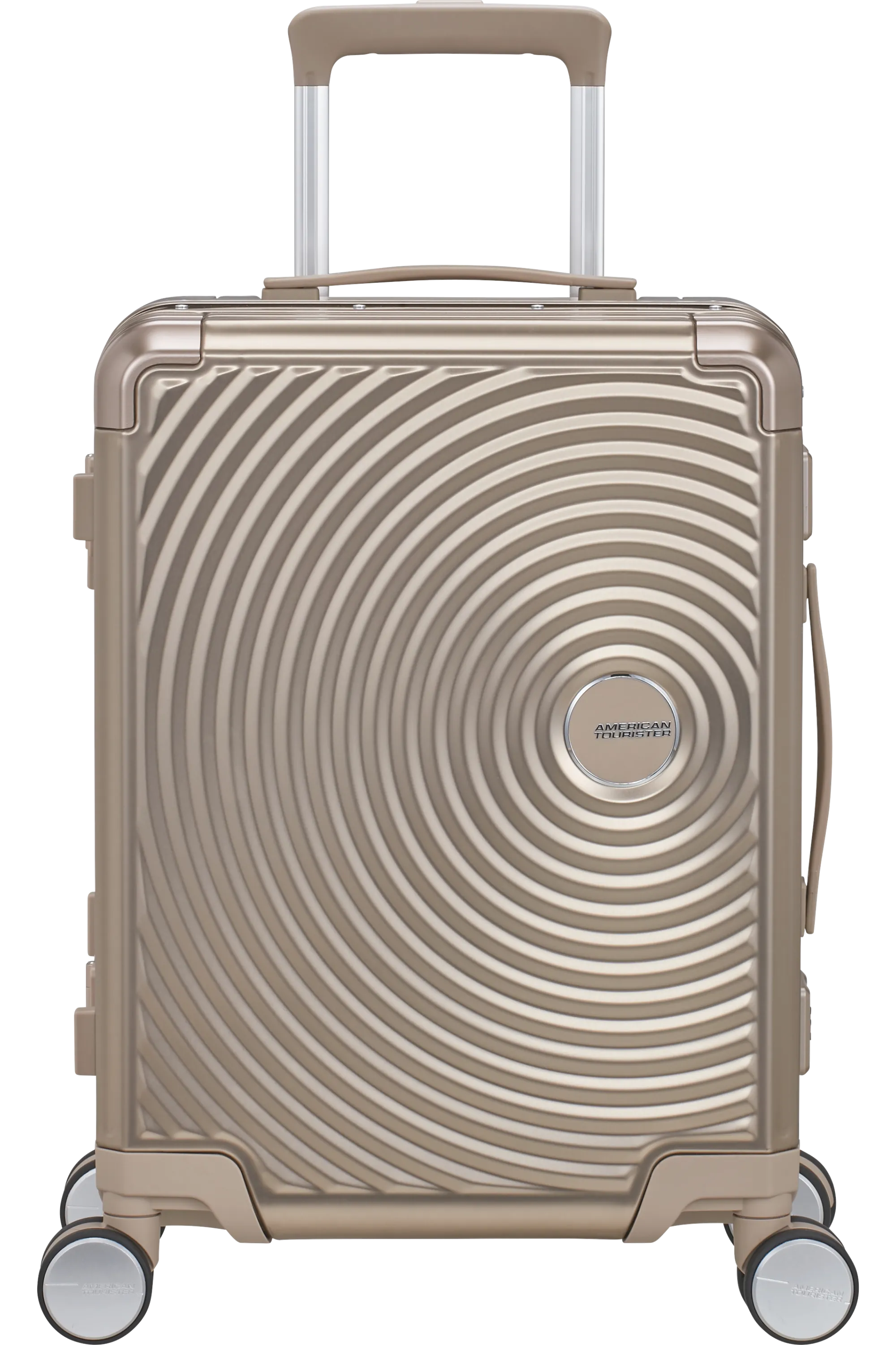 American Tourister Soundbox Alu 55cm - Brons - Travels And Bags
