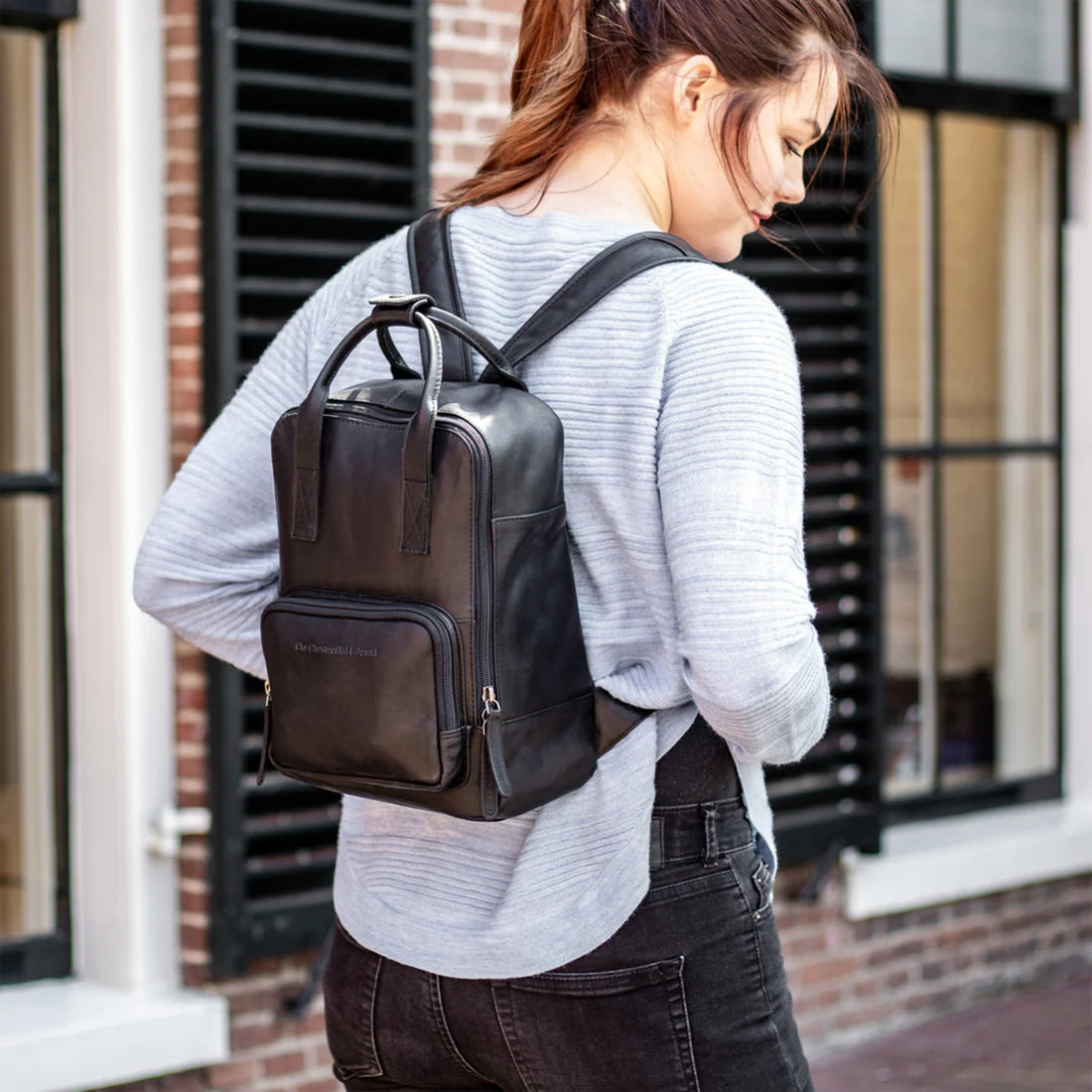 The Chesterfield Brand Bellary Ryggsäck - Svart - Travels And Bags