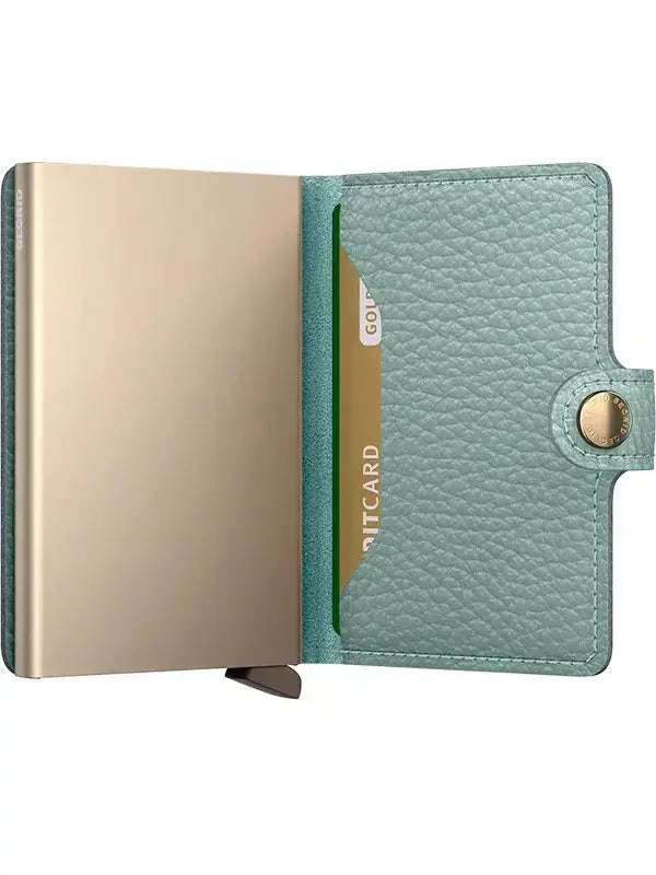 Secrid Miniwallet Kortplånbok - Pebble Grön Secrid