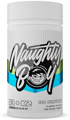 Naughty Boy Vitamin D3+K2 - 120 Kapslar