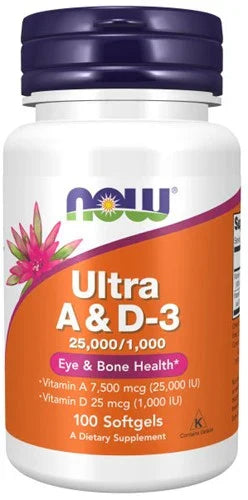 NOW Foods NOW361 Ultra A&D - 100 Mjuka Kapslar