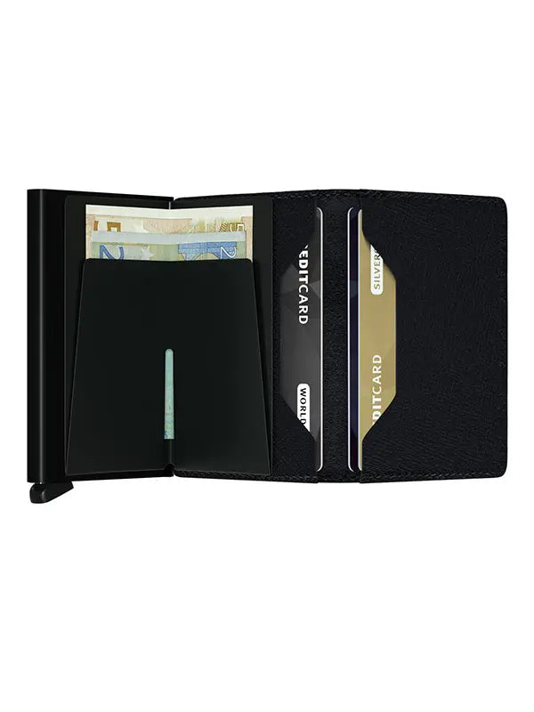 Secrid Slimwallet Kortplånbok - Crisple Svart Secrid