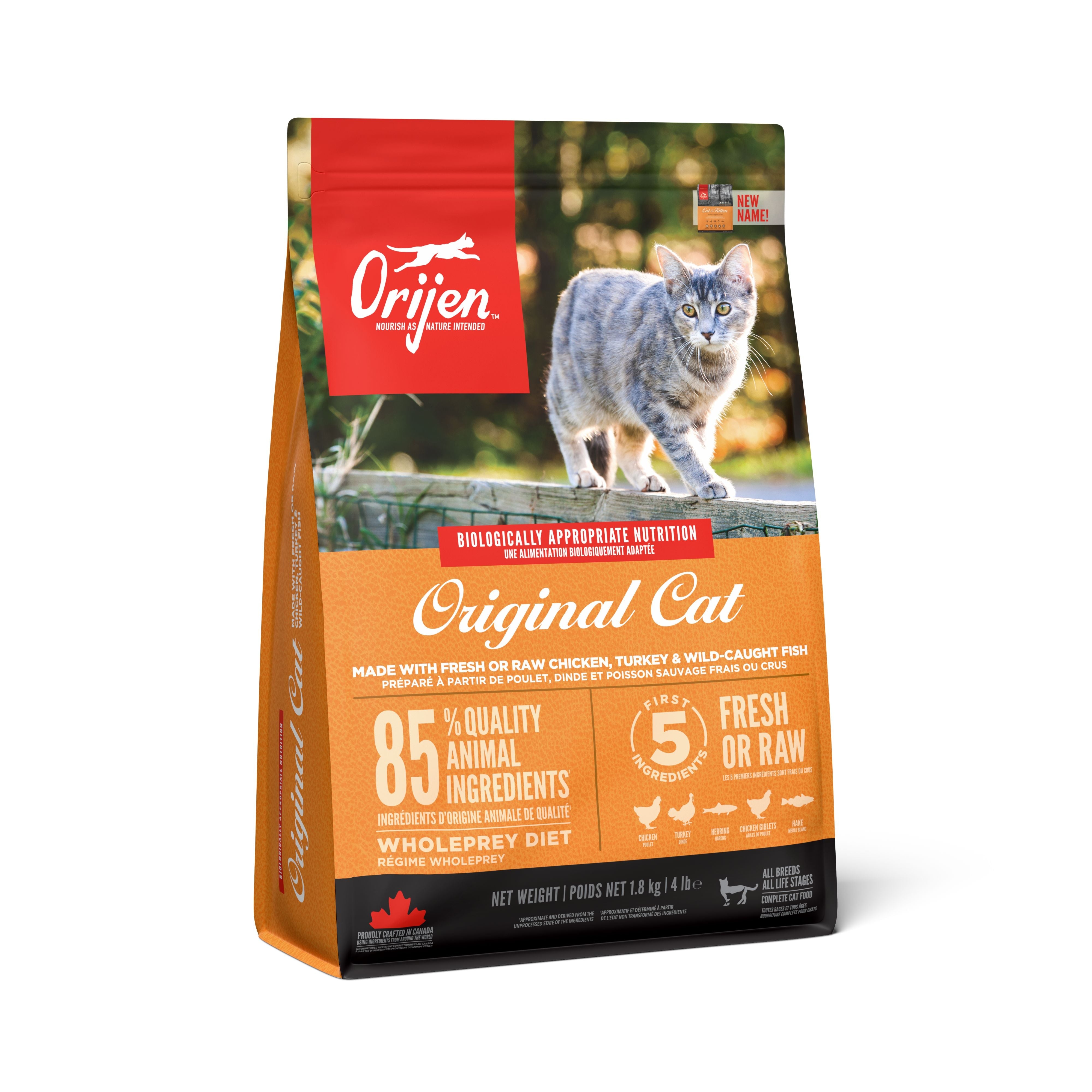 Orijen Original Cat Torrfoder För Katt 1,8kg