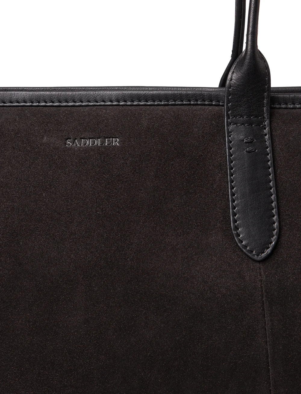 Saddler Parisa Shoppingväska Mocka - Mörkbrun