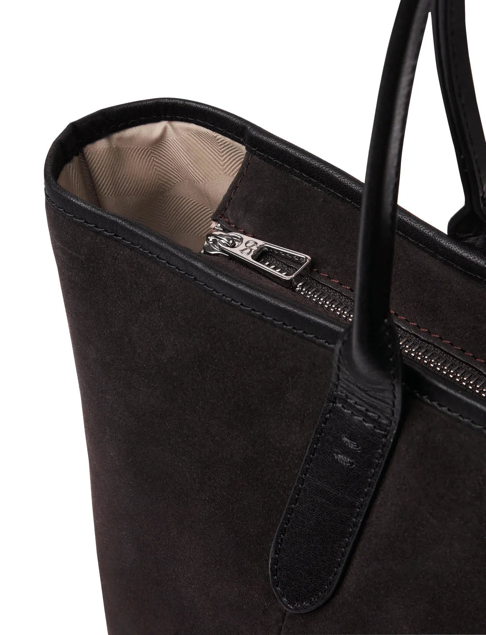 Saddler Parisa Shoppingväska Mocka - Mörkbrun