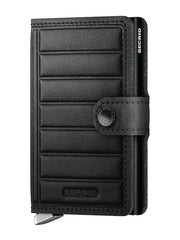 Secrid Premium Miniwallet Kortplånbok - Emboss Lines Svart