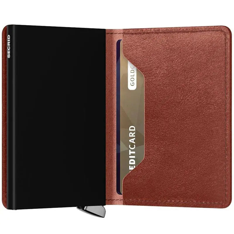 Secrid Premium Slimwallet Kortplånbok - Basco Brun Secrid