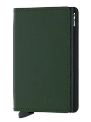 Secrid Slimwallet Kortplånbok - Mattsvart/Grön