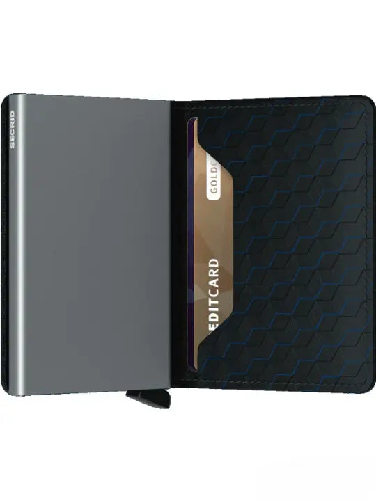 Secrid Slimwallet Kortplånbok - Optical Svart/Titanium Secrid