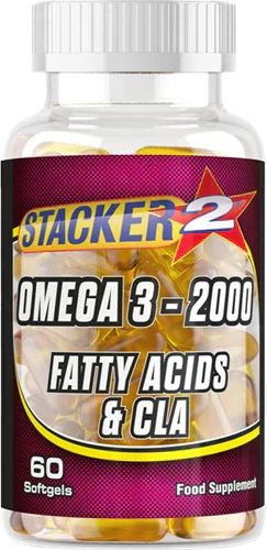 Stacker2 Omega 3 - 2000 - 60 Kapslar
