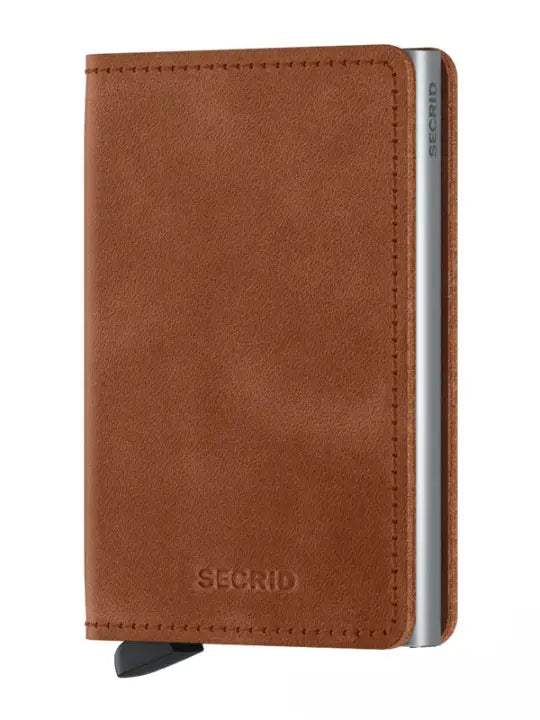 Secrid Slimwallet Kortplånbok - Vintage Cognac/Silver Secrid