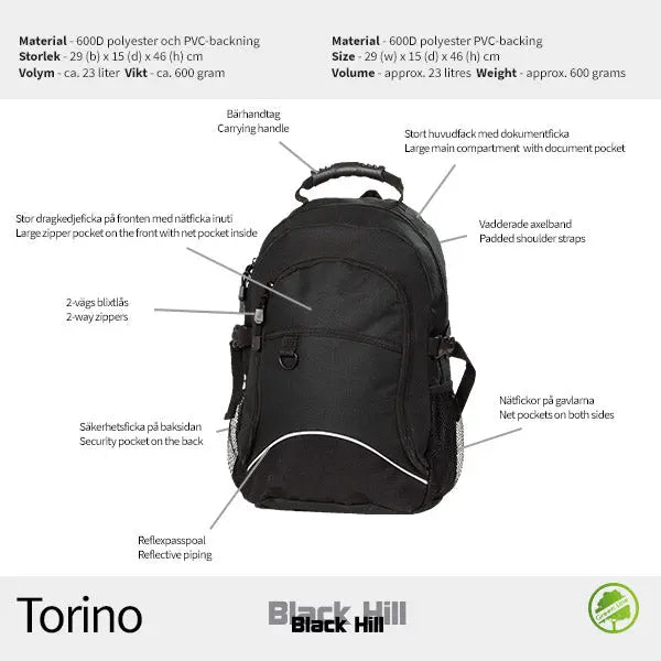 Blackhill Torino Ryggsäck - Travels And Bags