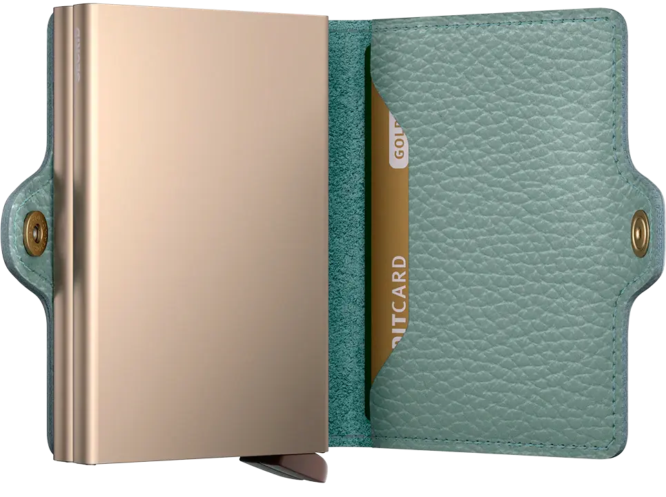 Secrid Twinwallet Kortplånbok - Pebble Sea Green Secrid