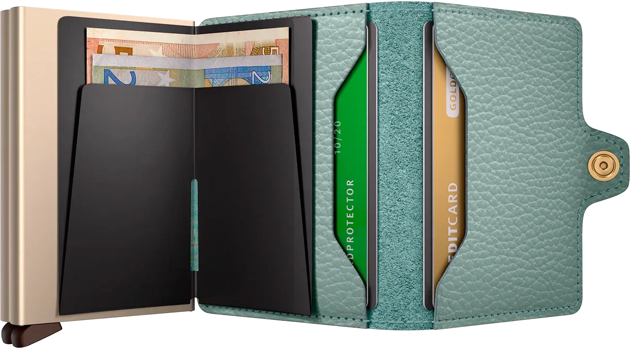 Secrid Twinwallet Kortplånbok - Pebble Sea Green Secrid