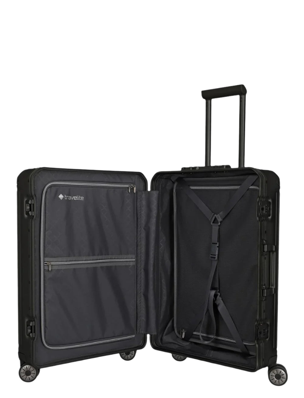Travelite Next Mellanstor Resväska 67cm - Svart - Travels And Bags