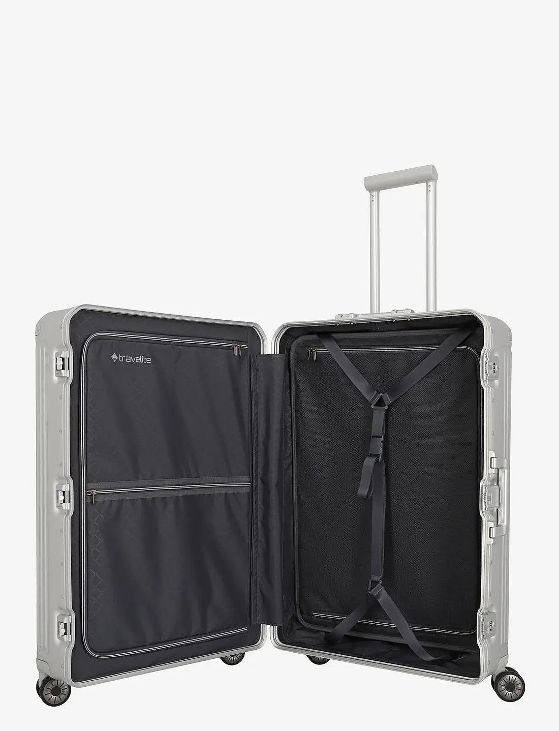 Travelite Next Stor Resväska 77cm - Aluminium - Travels And Bags