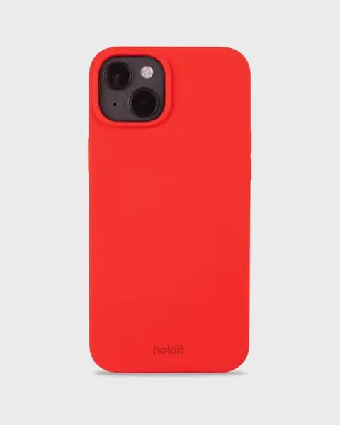 Holdit Telefonskal Silicone iPhone 14 Plus - Röd - Travels And Bags